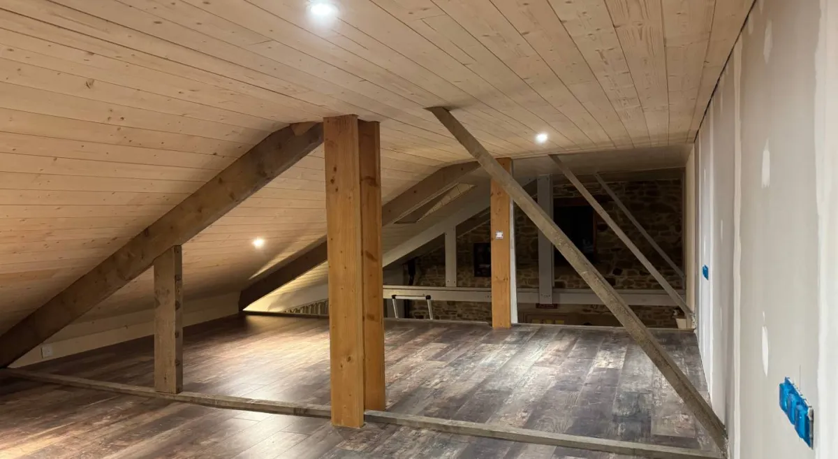 Combles rénovés chez un particulier